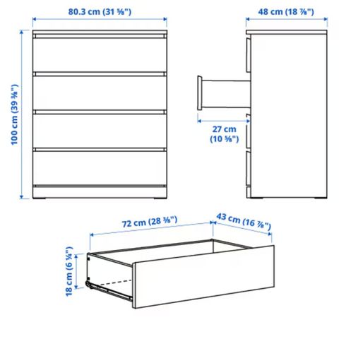 Malm kommode Ikea