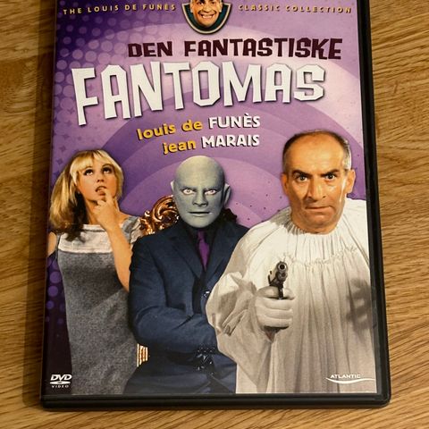 Den Fantastiske Fantomas (DVD) Louis De Funes, 1967 / Norsk tekst