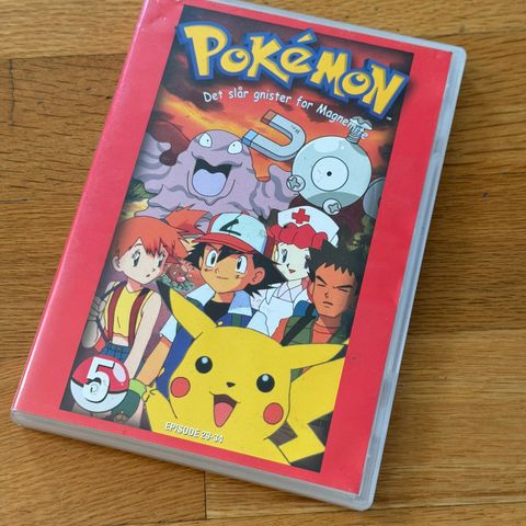 Pokémon DVD Volum 5 - Det Slår Gnister for Magnemite (Norsk)