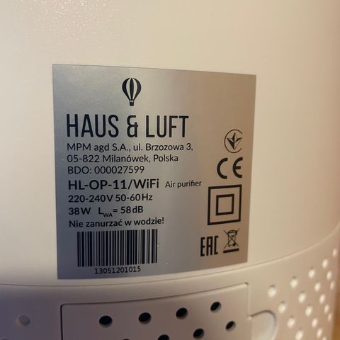 Luftrenser Haus & luft V11