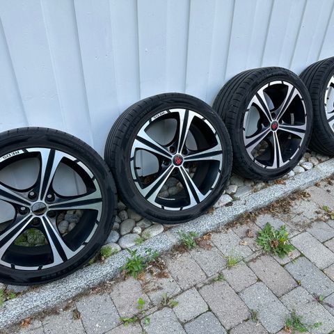 Sommerhjul 17” 5x112 VW/Audi Nokian dekk