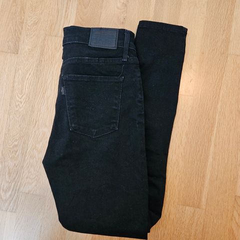 LEVIS bukse, high rise super skinny, størrelse 27