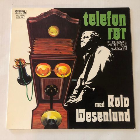 ROLV WESENLUND / TELEFONRØR - VINYL LP