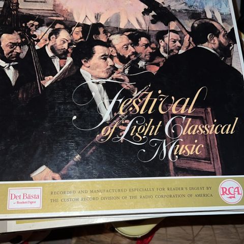 Vinylsamling - Festival of Light Classical Music 1960