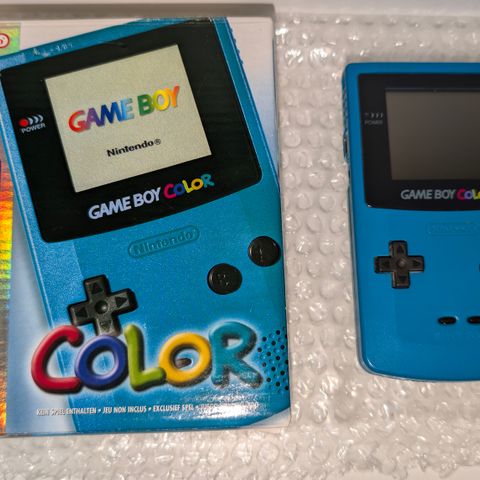 GameBoy Color Spillkonsoll med eske, u/manual