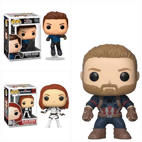 Funko Pop Marvel selges samlet