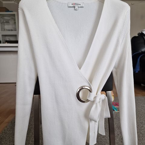 Cardigan med sidedetalj