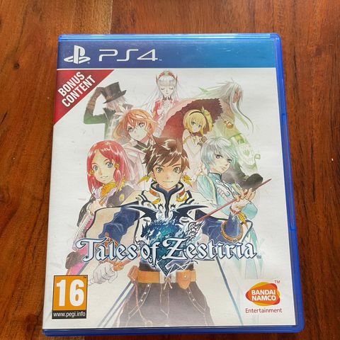 Tales of Zesteria PS4