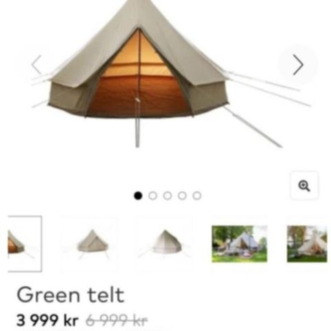 Glamping telt