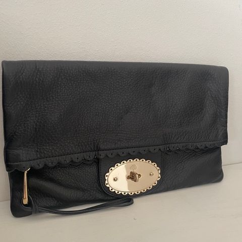 Mulberry Oversized Cookie Foldover Clutch