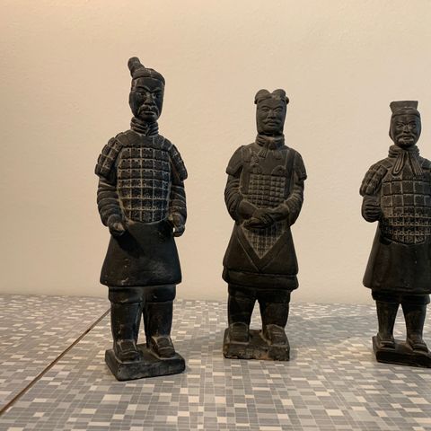 Terracotta warriors. Fra Kina.