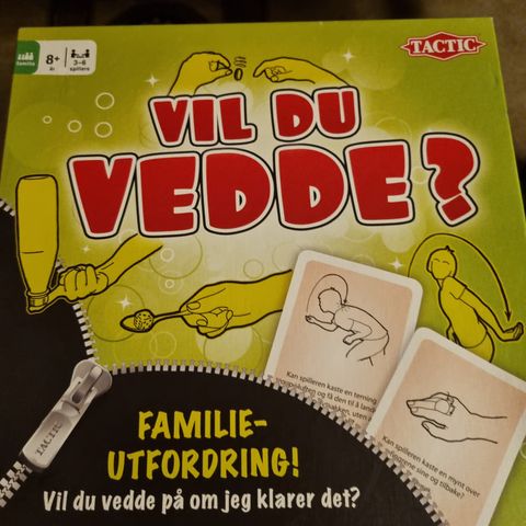 VIL DU VEDDE. Artig spill med  venner