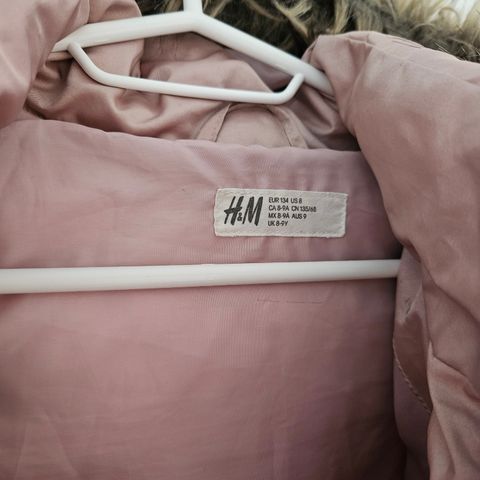 Vinterjakke fra H&M str 134