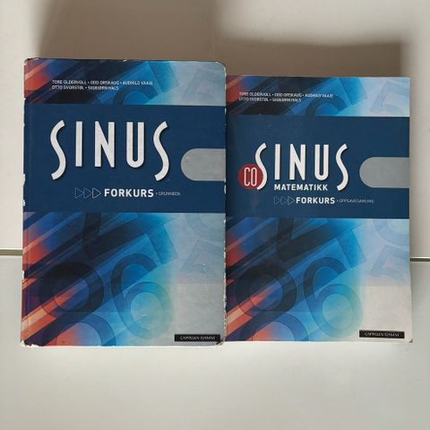 SINUS bøker (forkurs i matte)