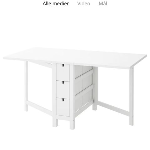 IKEA Norden spisebord / sammenleggbar bord