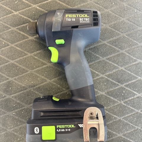 Festool slagtrekker TID 18 m/4,0Ah batteri