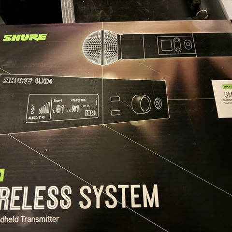 Shure SLX-D m/SM58 til salgs