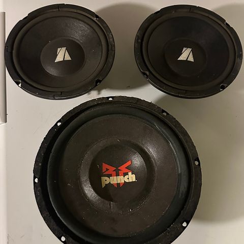 3 stk Subwoofer