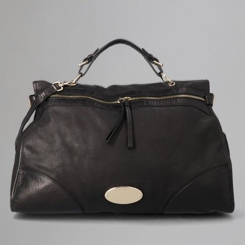 Mulberry Taylor oversized svart satchel veske