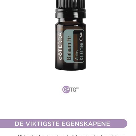 Doterra Balsam fir 5 ml