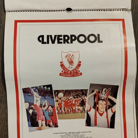 Liverpool Kalender 1982