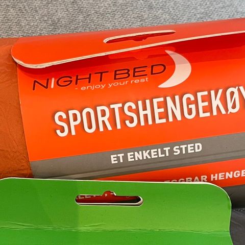 Ubrukt hengekøye, sportshengekøye, nightbed