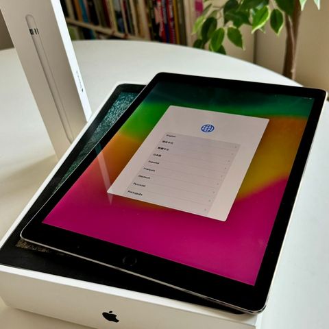 iPad Pro 2. gen. 12,9" display, 256 gb. inkl. Apple Pencil selges rimelig