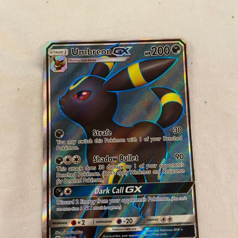 Pokemonkort GX Umbreon