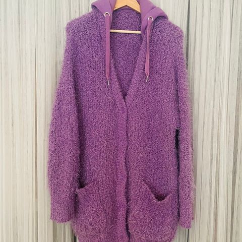 Vintage Berlin, fluffy oversize strikket cardigan