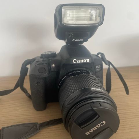 CANON SPEILREFLEKSKAMERA  m/ mye ekstrautstyr| EOS 750D