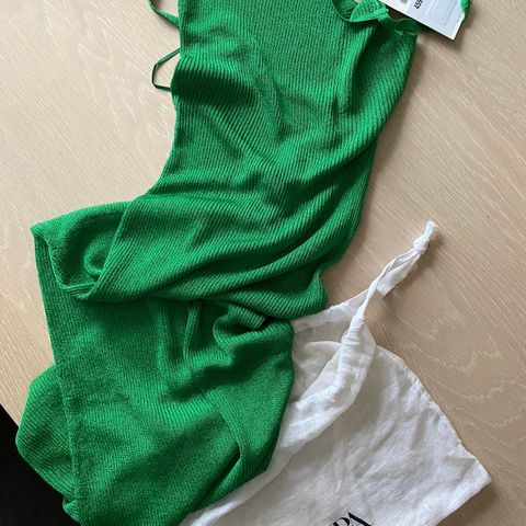 Zara kjole grønn str S (xs)