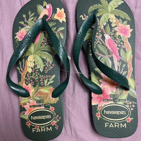 Havaianas sandaler - str 43/44 EUR - nye med lapp