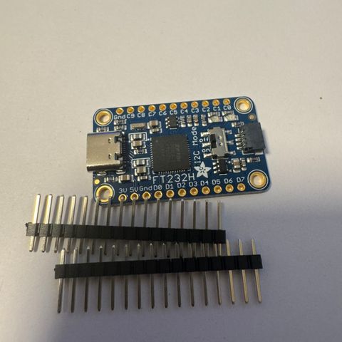 Adafruit FT232H USB to serial converter