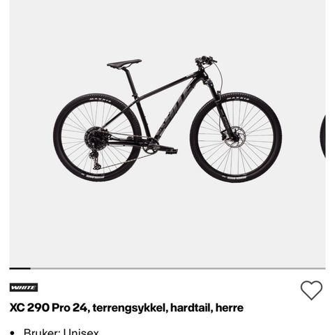 XC 290 Pro 24, terrengsykkel, hardtail, herre large