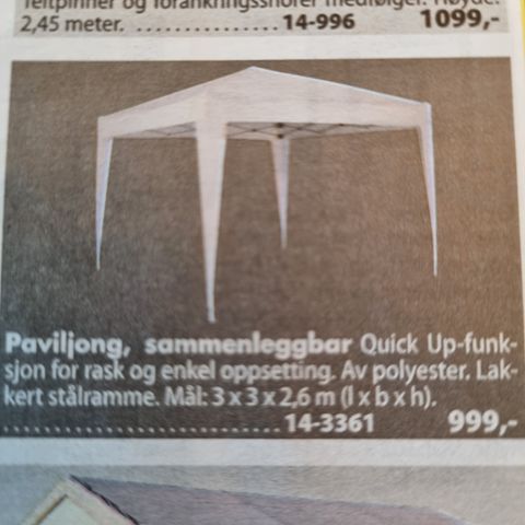 Biltema paviljong.