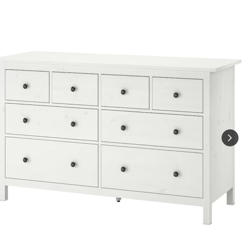 Pent brukt stor IKEA Hemnes-kommode