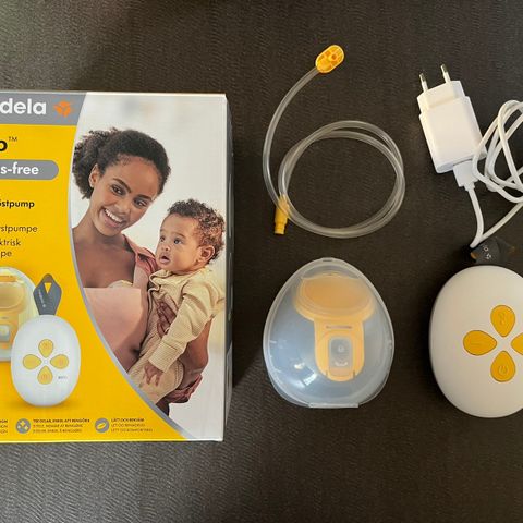 Medela handsfree pumpe (kun prøvd)