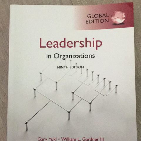 Leadership in Organizations, 9th edition