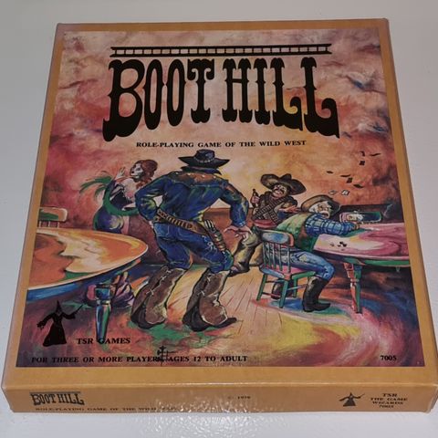 Boot Hill RPG rollespill (TSR)