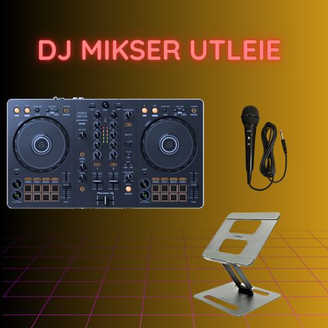 Utleie av dj mikser (Pioneer DJ DDJ-FLX4 DJ kontroller)