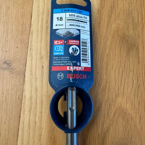 Hammerbor Bosch SDS plus-7X Bor - 18 mm Diameter, 400/450 mm Lengde