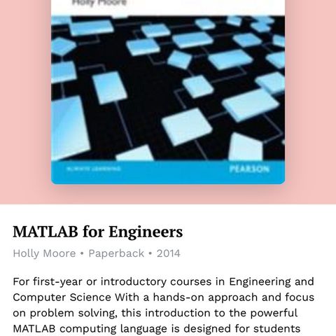 Matlab for Engineers