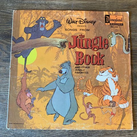 Vintage Disney LP: Songs from the Jungle Book (1967)