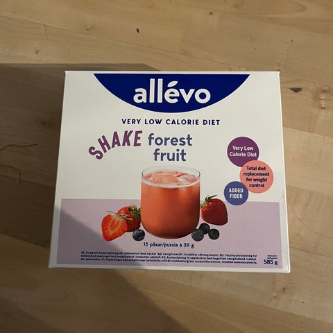 Allevo forest fruit shake 14/15 poser