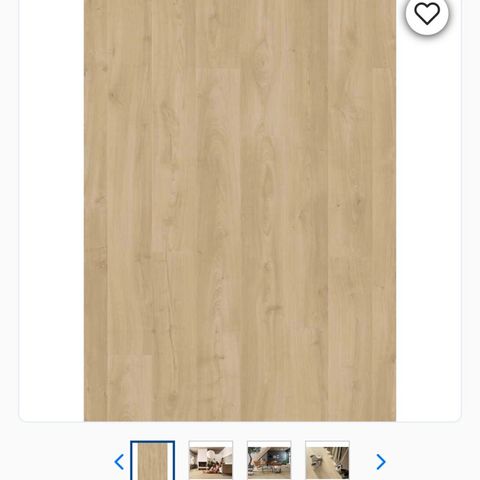 Uåpnet Pergo Trondheim fresh nordic oak laminat (halv pris)