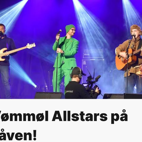 Vømmøl Allstars på Låven,  Aunegrenda,  21 september.