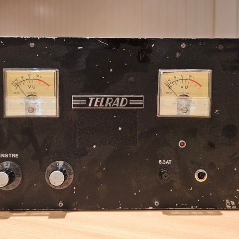 Vintage Telrad TU 600S forsterker til salgs