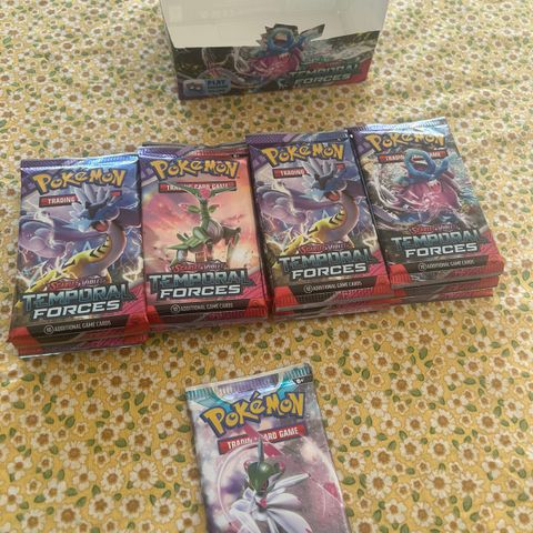 Pokemon Kort - Temporal Forces booster packs