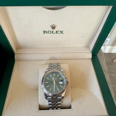 2024 Rolex Datejust 41 Mint green