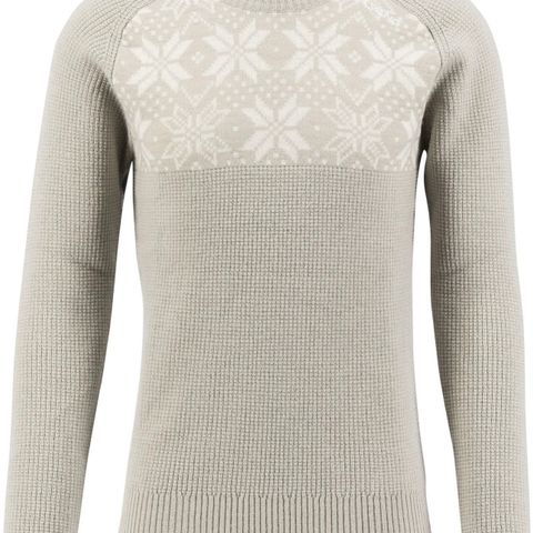 NY! Ubrukt! Ulvang Men's Rav Kiby Roundneck Agate grey/Vanilla str M